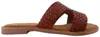 Lazamani Flor Damen Leder-Pantoletten Tan Größe 39 Produktbild-Vorschau 13