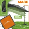 KESSER® Sonnenschirm Ampelschirm SUN XL 300 x 300 cm Inkl. Produktbild-Vorschau 2