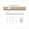 An image showing the contents of a product set, including packaging, the product itself, and accessories. Produktbild-Vorschau