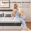 Materassi 140x200 cm, altezza 22 cm, con topper integrato. Anteprima dell’immagine prodotto 4