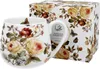 Tazza DUO FLORAL 430 ml ZAHRA Nuova porcellana Bone China Anteprima dell’immagine prodotto 1