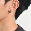 Herren Creolen Edelstahl Ohrringe: Tribal Ohrschmuck für Produktbild-Vorschau 2