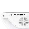 A close-up view of the ports and speaker grille on the back of a white electronic device. Náhled obrázku produktu