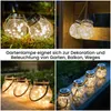 LUMILED 6er Set Solar Hängelaterne 12 cm IP44 3000K 20 LEDs Produktbild-Vorschau 6