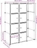 vidaXL Armadio modulare a 9 scomparti 109x36,5x143cm Bianco Anteprima dell’immagine prodotto 8