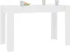 A white dining table with two cups and a pastry on top. Produktbild-Vorschau