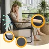 Mondeer Gartenmöbel Set 4-tlg Sitzgruppe Balkon Terrasse Produktbild-Vorschau 9
