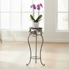 Tabouret de fleur Métal Noir Rond 52 cm Support de fleur Voir les images du produit 8