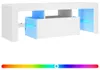 TV-Schrank mit LED-Leuchten Weiß 120x35x40 cm Produktbild-Vorschau 1