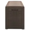 Zahradní úložný box hnědý 119 x 48 x 60 cm polypropylen Náhled obrázku produktu 5