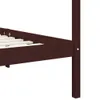 Maison Exclusive - Himmelbett-Gestell Dunkelbraun Produktbild-Vorschau 6