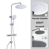 JOHO Ensemble de douche à effet pluie en acier inoxydable Voir les images du produit 2