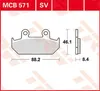 TRW Bremsbelagsatz MCB571SV VT600C PC21 Produktbild-Vorschau 1