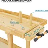 Wiltec Werkbank 151 x 61,5 x 86 cm aus Holz, Werktisch aus Produktbild-Vorschau 8