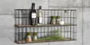 LIFA LIVING Wandregal Malaga | Metall & Holz | ca. 66,5 x Produktbild-Vorschau 3