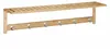 Relaxdays Wandhandtuchhalter mit Ablage, 6 Haken, Bad & Produktbild-Vorschau 10