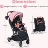 Poussette COSTWAY, poussette de voyage avec protection Voir les images du produit 3