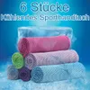 6er-Pack Kühlhandtücher aus Mikrofaser,  für den Sommer, Produktbild-Vorschau 2
