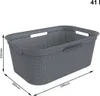 Rotho Flexibele Wasmand Brisen 41 L Antraciet Anteprima dell’immagine prodotto 4