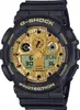 A close-up studio shot of a black and gold Casio G-Shock watch. Anteprima dell’immagine prodotto