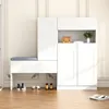 Merax Armoire à chaussures 2 en 1 avec banc, benne à Voir les images du produit 1