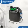 PETEX Reserve-Kraftstoff Kanister, 5 Liter, schwarz Produktbild-Vorschau 5