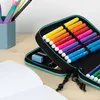Estuche escolar de 2 compartimentos con accesorios, color Vista previa de la imagen del producto 2