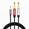 AUX Kabel 3.5mm Klinke zu 2*6.3mm Klinke - Klinkenkabel Produktbild-Vorschau 2