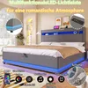 Merax Polsterbett 180x200 cm, Doppelbett mit USB Typ-C Produktbild-Vorschau 6