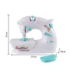 A toy sewing machine with dimensions indicated. Produktbild-Vorschau