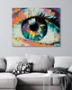 Diamondi - Diamond painting - BUNTES MENSCHLICHES AUGE, Produktbild-Vorschau 2