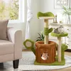 COSTWAY Arbre à chat, arbre à chat avec niche pour chats, Voir les images du produit 2