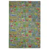 e-floor Spielteppich Stadtstraßen 100 x 200 cm - Bunte Produktbild-Vorschau 1