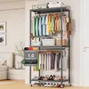 Kleiderständer auf Rollen, Schwerlast Kleiderschrank Produktbild-Vorschau 1