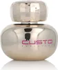 A silver perfume bottle with pink text on a white background. Anteprima dell’immagine prodotto
