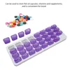 Měsíční organizér na tablety, jeden měsíc, malé přihrádky, Náhled obrázku produktu 8