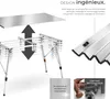 Table pliante en aluminium Bastian, réglable en hauteur - Voir les images du produit 3