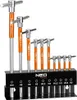 NEO TOOLS 10-teiliges Sechskant-Set, T-Griff Schlüsselsatz Produktbild-Vorschau 1