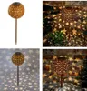 Solar - Metallleuchte Stars, tolle Rostoptik, Solarlampe, Produktbild-Vorschau 3