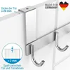 Türgarderobe Edelstahl 304 Abnehmbar Türhaken 8 Haken Produktbild-Vorschau 3