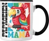Trendation - Papageien Mama Tasse Geschenk für Papagei Produktbild-Vorschau 1