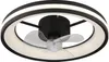 Globo Lighting Deckenventilator Metall schwarz matt, LED Produktbild-Vorschau 1