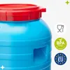 Tonneau en plastique pour aliments Tonneau universel pour Voir les images du produit 4