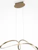 Maytoni Curve Pendelleuchten MOD156PL-L52G4K LED, Gold, aus Produktbild-Vorschau 1