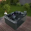 HOME DELUXE - Outdoor Whirlpool - BLACK MARBLE PURE - Maße Produktbild-Vorschau 2