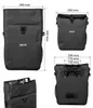 Vayox VA0444B Fahrradtasche, 20 l, PVC, 29x15x50 cm, Produktbild-Vorschau 5