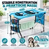 Hundepflegetisch mit Edelstahlgestell, 4 Beinöffnungen, Produktbild-Vorschau 3