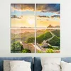 DEQORI Glasbild Echtglas 4x50x50 cm 'Chinesische Mauer' Produktbild-Vorschau 4