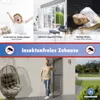 TrendLine Fliegenschutz-Tür 100 x 210 cm schwarz/anthrazit Produktbild-Vorschau 4