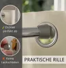 tinycurtains Türvorhang 195x150cm mit Teleskopstange Produktbild-Vorschau 5
